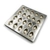 Matsunaga Seisakusho Silver Mini Lemon Top Plate, 20 Piece