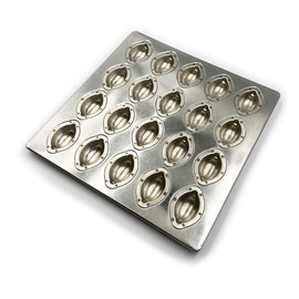 Matsunaga Seisakusho Silver Mini Lemon Top Plate, 20 Piece