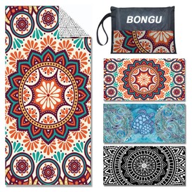Beach Towel Quick Dry 180x90cm Pool Towels with Travel Bag,Oversized Travel Towel Lightweight Compact Beach Accessories,Large Sand Free Beach Towels (Varadero)