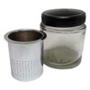 JEWEL TOOL Jar and Colander Set | 2.5" Glass Jar