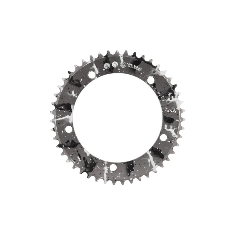 Origin8 Splat Track Chainring 47T 144mm 5-Bolt Silver