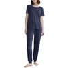 Latuza - Conjunto de pijama pequeño de viscosa para mujer,