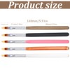 EBHO Pack of 5 Nail Gel Brushes, Brush for Gel
