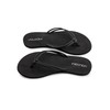 Volcom Women's Forever and Ever Flip Flop Sandal, Black Out-New,