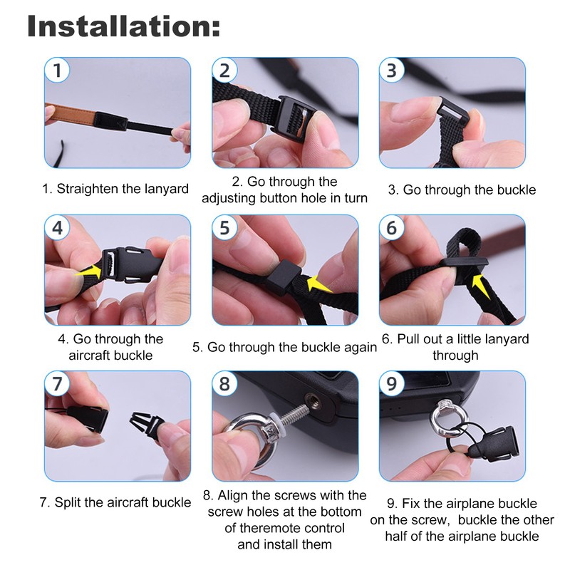 Neck Hanging Belt Adjustable Holder Strap for MAVIC 2PRO/AIR2/2S Remote