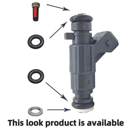 Carknight 8 Set Fuel Injection O Ring Seal Kit A Set of 4 Pieces for Toyota for Lexus for Mazda for Mitsubishi for Subaru for Volkswagen