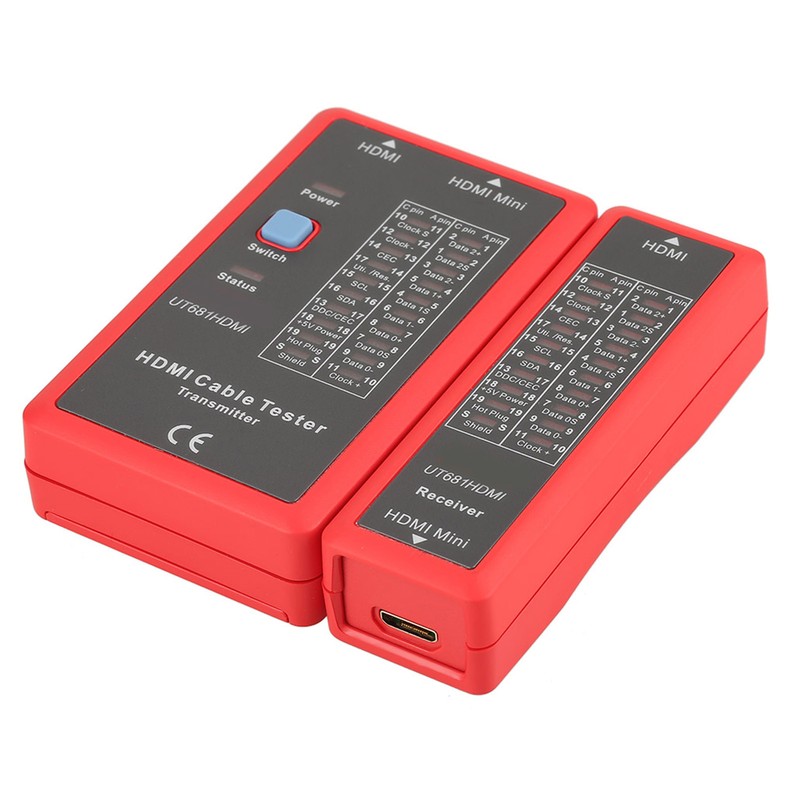 UT681HDMI HDmi MINIHDMI Data Cable Tester 20LED Status Indictor