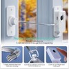 Lhdfyqt Fridge Lock with Fingerprint, Baby Cupboard Lock, Window Lock,