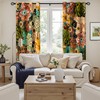 Boho Floral 100% Blackout Curtains for Bedroom Bohemian 96 Inch
