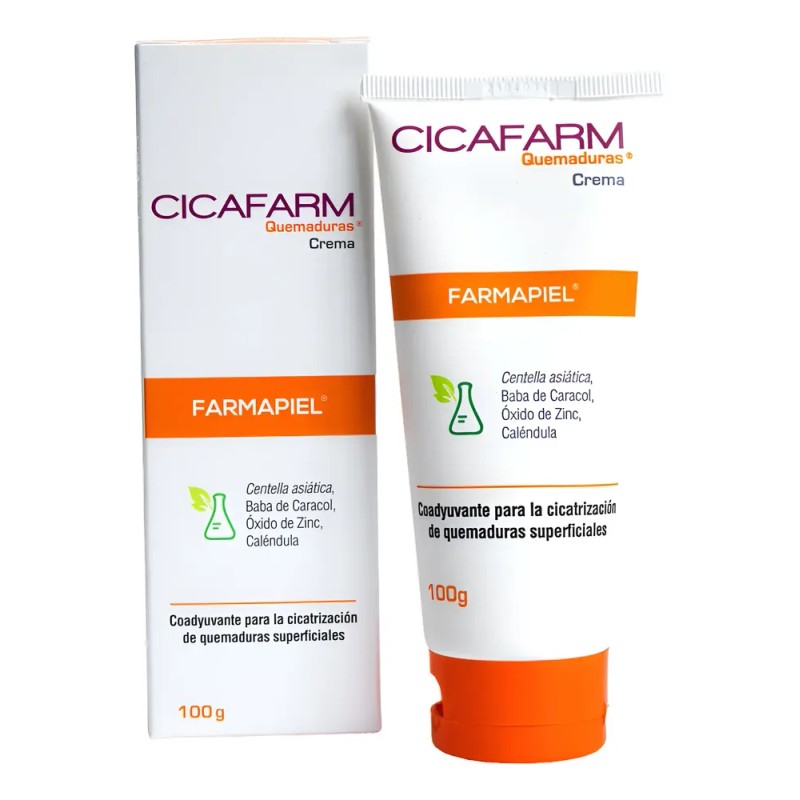 Crema Cicatrizante Para Quemaduras Superficiales Cicafarm Q