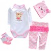 MAIHAO Reborn Baby Doll Clothes for 17-22 Inch Dolls, Cute