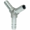 sashow Stainless Steel 5/16" Hose Barb 3 Way Y Shaped