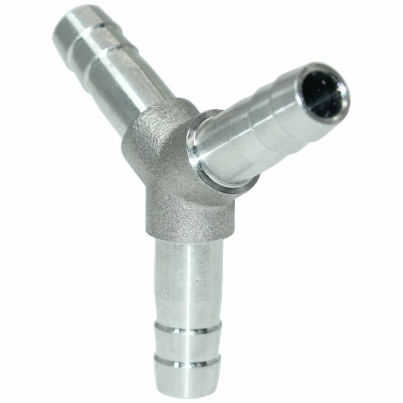 sashow Stainless Steel 5/16" Hose Barb 3 Way Y Shaped