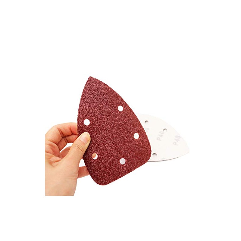 blueZone 80 Pieces Mouse Detail Sander Sheets Sandpaper Sanding Paper