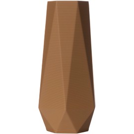 3D Vase Bao M Decorative Flower Vase, 20 cm, for Cut / Dried Flowers, Sustainable, Pampas Grass (Brown)