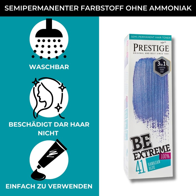 Be Extreme Semi-Permanent Hair Toner - No Ammonia, No Parabens