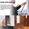 118 Inch Wedge-Shape Weather Stripping Door Seal,Windows and Doors Insulation,Self