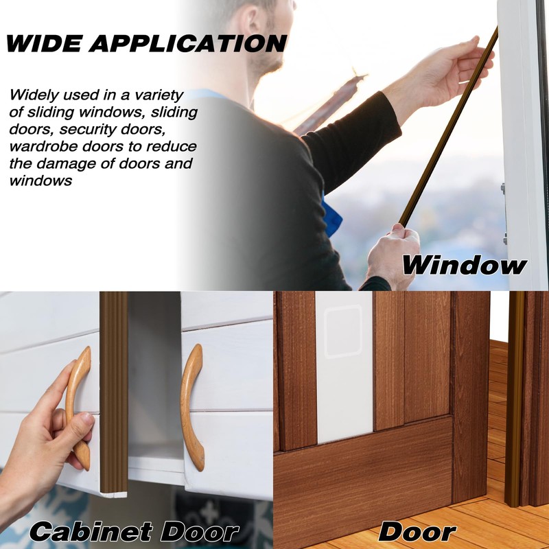 118 Inch Wedge-Shape Weather Stripping Door Seal,Windows and Doors Insulation,Self
