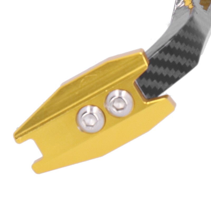 Motorcycle Handlebar Guard Carbon Fiber Style Aluminium Alloy Universal 22mm/0.87inGold