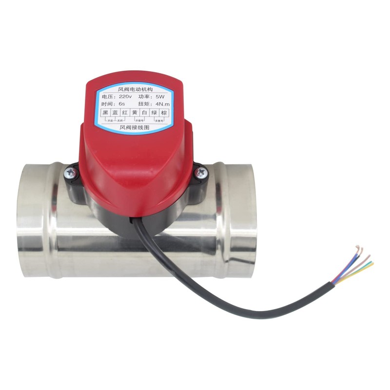 Motorized dampers HVAC 220v Remote Control with air Duct Damper