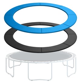 JoyBerri Trampoline Spring Cover - ASTM Certified Safe, Double Sided and Waterproof Trampoline Pad Replacement | for 8ft, 10ft, 12ft, 14ft, 15ft, 16ft Sizes
