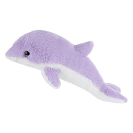 Apricot Lamb Taro Purple Dolphin Plushies Stuffed Animals for Kids, Soft Cute Plush Toys for Baby Girl and Boy, Fluffy Purple 12 Inches