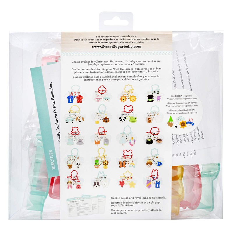 American Crafts Sweet Sugarbelle - Cortador de galletas (20 unidades)