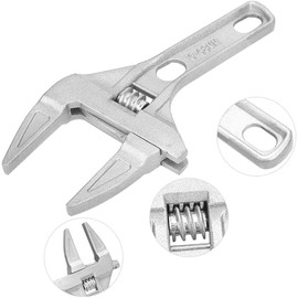 Monkey Wrench, Wide Faucet Wrench, Bathroom Wrench, Large Mouth Faucet, Water Supply, Monkey Wrench, Thin Pipe Wrench, Faucet Nozzle Wrench, Socket Wrench, Tool Adjustment Range, Convenient Tool,