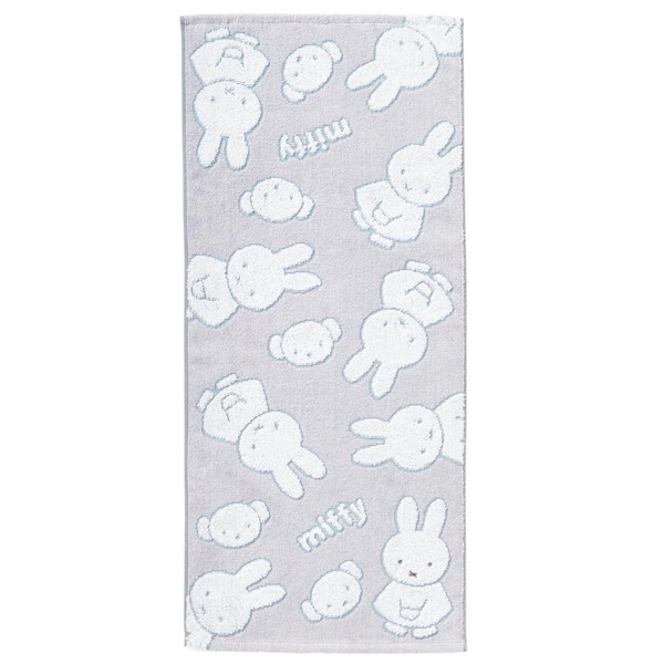 Nishikawa XT24138631 Miffy Face Towel, 13.4 x 31.5 inches (34