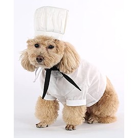 Dog Cook Costume PS20050 (M(11" Neck Girth,15.7" Chest))