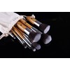 IB Luxury Bamboo Wooden Make Up Brush Set for Eyes