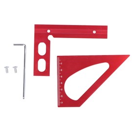 Angle Ruler 45 90 Degree Angle Aluminum Alloy Miter Protractor Multifunctional Measuring Tool for Woodworking