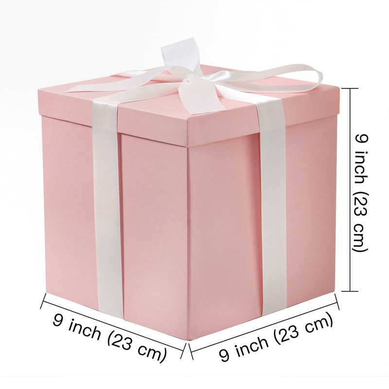 RUSPEPA Medium Birthday Gift Box with Lids, Ribbon and Tissue