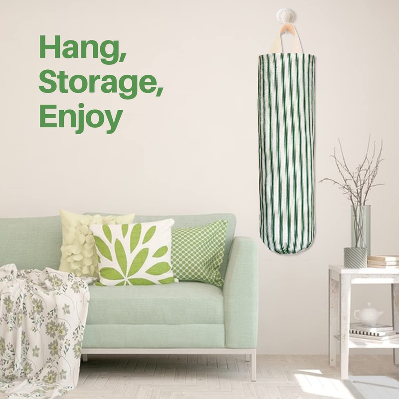 TOGETRUE Plastic Bag Holder, Wall Mount Grocery Bag Holder, Reusable