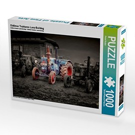 CALVENDO Puzzle Oldtimer Tractors Lanz-Bulldog 1000 Pieces Laying Size 64 x 48 cm Photo Puzzle Picture by Peter Roder