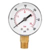 1/4 BSPT Pressure Gauge, 50mm Pressure Gauge for Fuel, Air,
