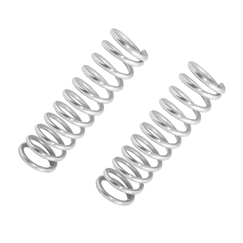 Qrity 10Pcs Coil Extended Compressed Spring, Compressed Springs, Stainless Steel