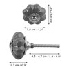 Freak Scene Ceramic Furniture Knob Shabby Chic Rosette Small Two