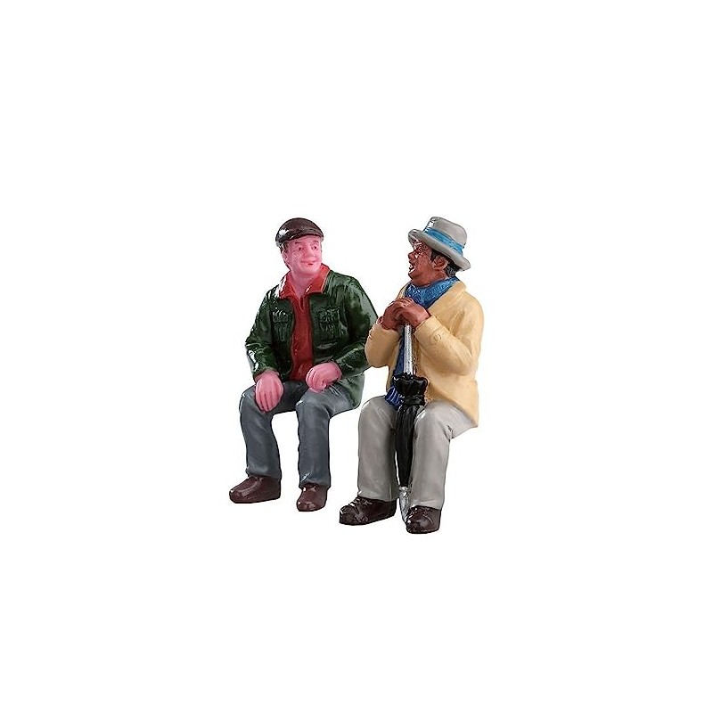 Lemax - CHATTING WITH OLD FRIENDS, SET OF 2