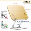 Book Stand for Reading Hands Free,Multi-Angle Adjustable Book Holder Stand