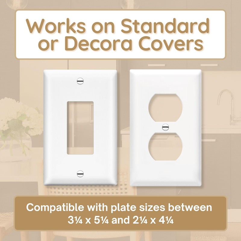 BeraTek Industries The Power Perch - Wall Outlet Shelf Transforms
