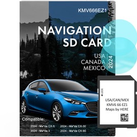 New Updated Navigation SD Card Map USA/CA/MEX Fit for only 2024 CX-30,2024-2025 CX-90/CX5