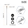 sourcing map 4pcs Magnetic Double Ended Screwdriver Bit 6mm PH2/SL6