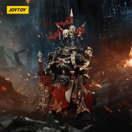 JOYTOY Warhammer 40k Chaos Space Marines, Chaos Space Marines Black Legion Chosen Champion with Bolter and Power Maul 1/18 Action Figure, Dedicated to You Who Love Collecting