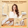 Small Desk Lamp,10000mAh Battery Operated Lamp,3 Colors+Dimmable Desk Light,LED Desk