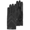 Isotoner Ladies Tactile Recycled Stretch Waterproof Gloves Unlined Black One