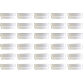 FRUEHES FORSCHEN 30 Salbendöschen, Creme-döschen, Salbenkruke flach, 75ml Inhalt - Made IN Germany