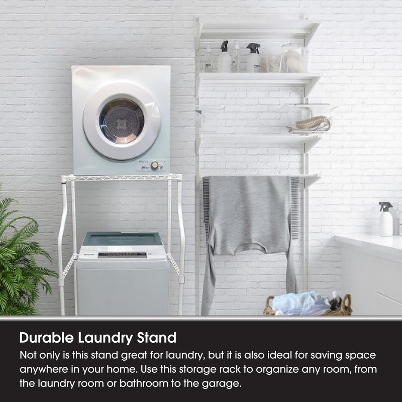 Magic Chef Compact Metal Laundry Rack Stand with Opening for