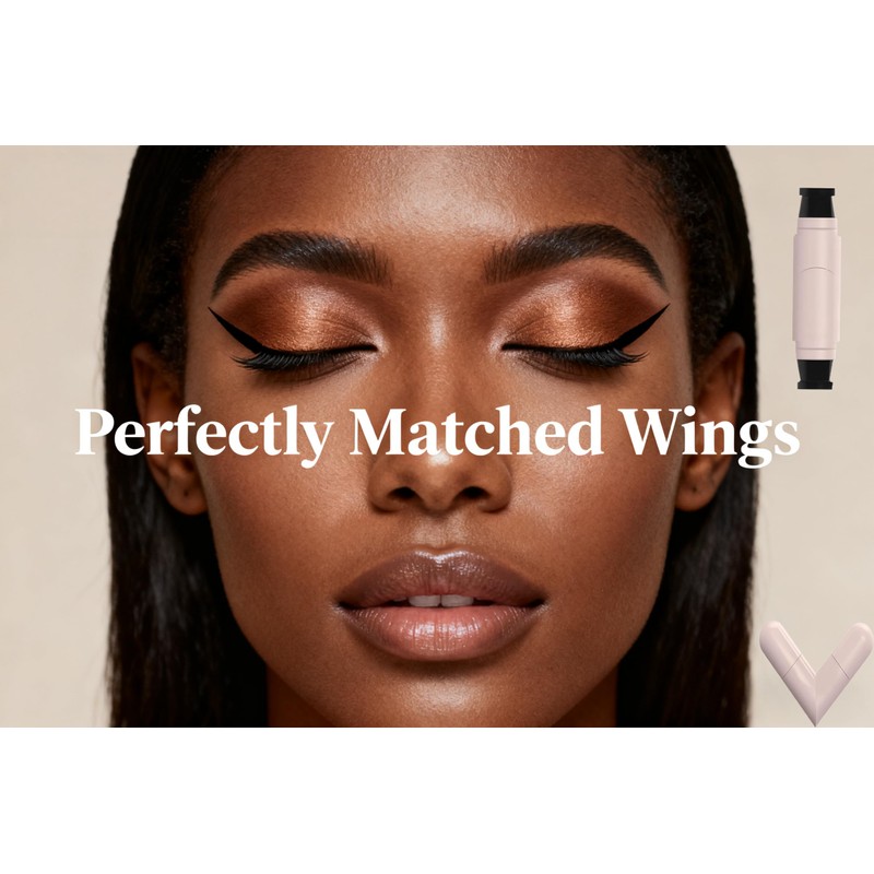 Rotating Eyeliner Stamp Pen - Winged Eyeliner Stamp for Perfect