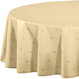 Erwin Müller Tablecloth champagne size rund: 160 cm Ø